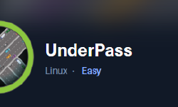 Featured image of post UnderPass - Linux Easy - HTB Writeup